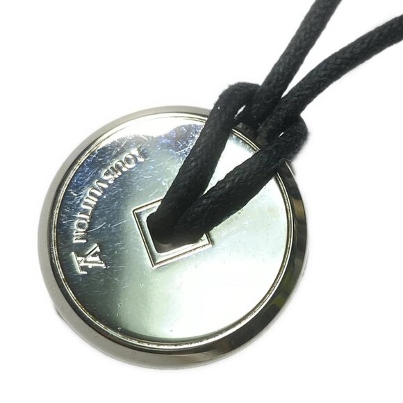Auth LOUIS VUITTON collier coin M62589 Monogram Eclipse - DI0138 Necklace - Picture 3 of 5